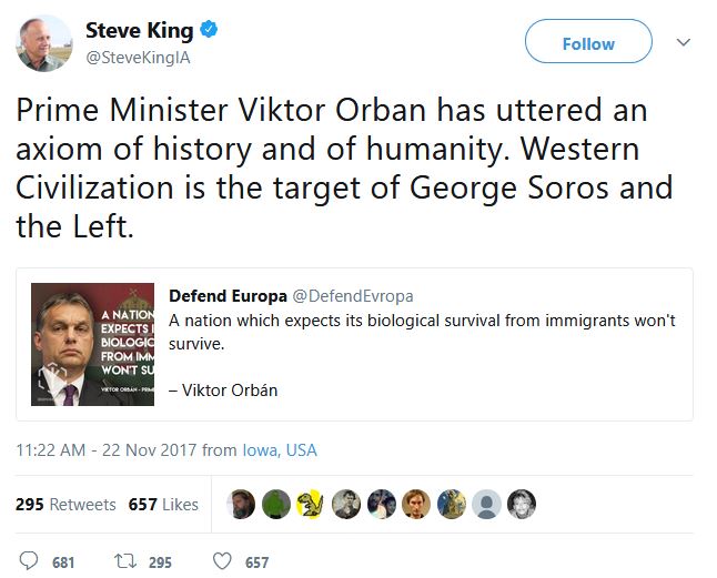 steve king tweet